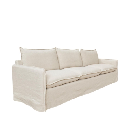 Paulo 4-Seater Sofa | Natural Linen Blend