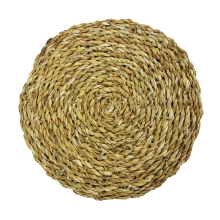 Round Place Mats – Set of 2, Natural
