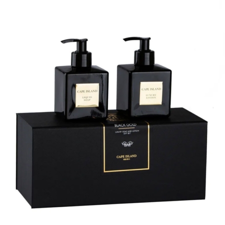 Black Gold Soap & Lotion Boxed Set